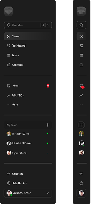DARK MODE SIDE NAV